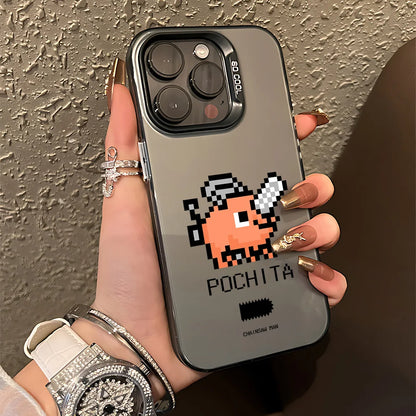 lovely pixel Matte Phone Case for Oppo A5x A5 A3x A60 A79 A98 A1 A78 A58 A38 A18 A57 A76 A17 A94 A74 F29 Pro 4G 5G chainsaw man