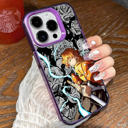 K-Kimetsus No Y-Yaibas Phone Case For IPhone 17 16 15 14 13 12 Mini 11 8 7 Pro Max Plus Colorful Phone Case