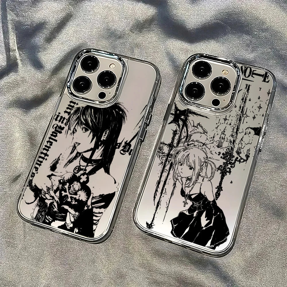 Luxury Clmj Death Note Misa Phone Case For iPhone 17 16e 16 15 14 13 12 11 mini Pro Max X XR XSMAX 8 7 Air Plus Soft Cover