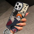 N-NARUTOs K-Kakashies Itachies Phone Case for iPhone 17 Air 16 16e 15 14 Plus 13 12 11 Pro Max X Xs XR 8 Silver Hard Cover