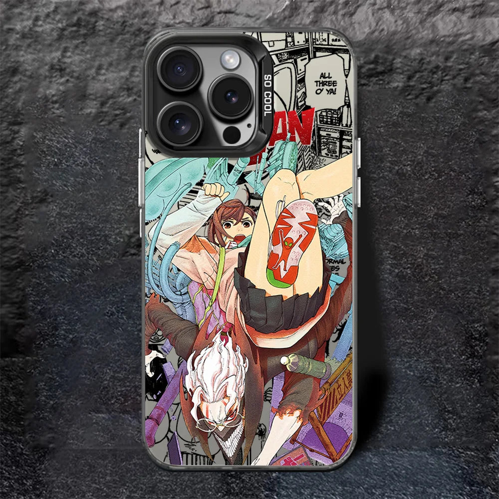 Anime Dandadan Phone Case For iPhone 16 15 14 13 12 11 mini Pro Max X XR XSMAX 8 7 Plus Anti Fall Matte Back Cover