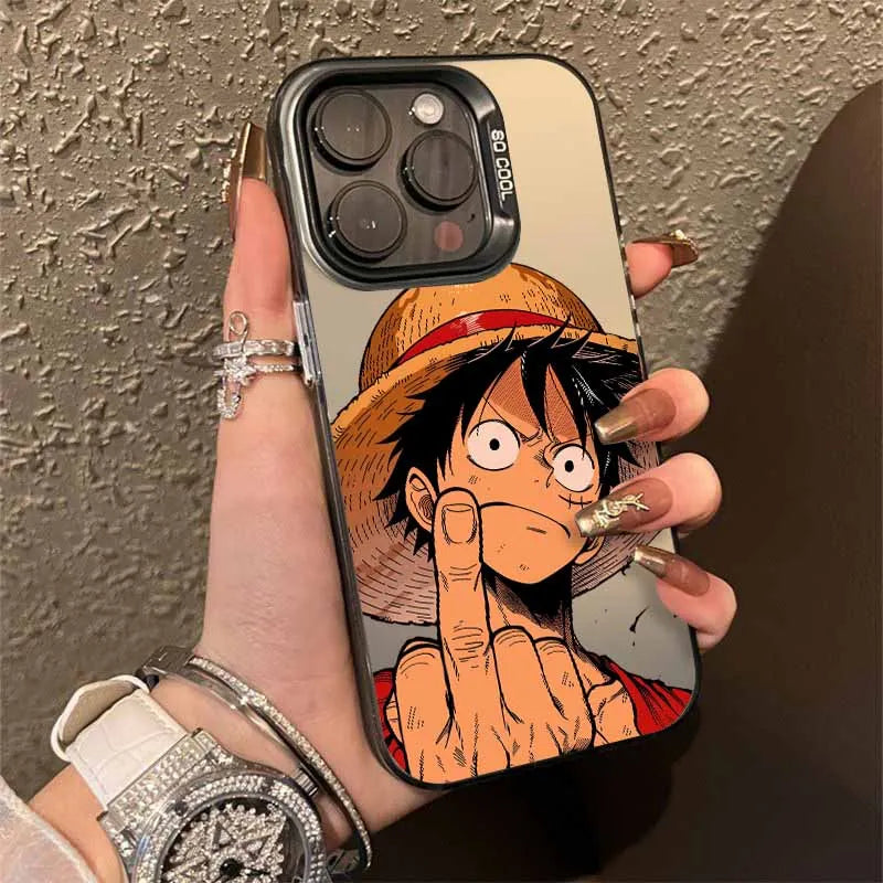 L-uffys Z-oro Anime Cover For Apple iPhone 17 Air 16E 16 15 14 13 12 mini Pro Max Plus Colorful Phone Case