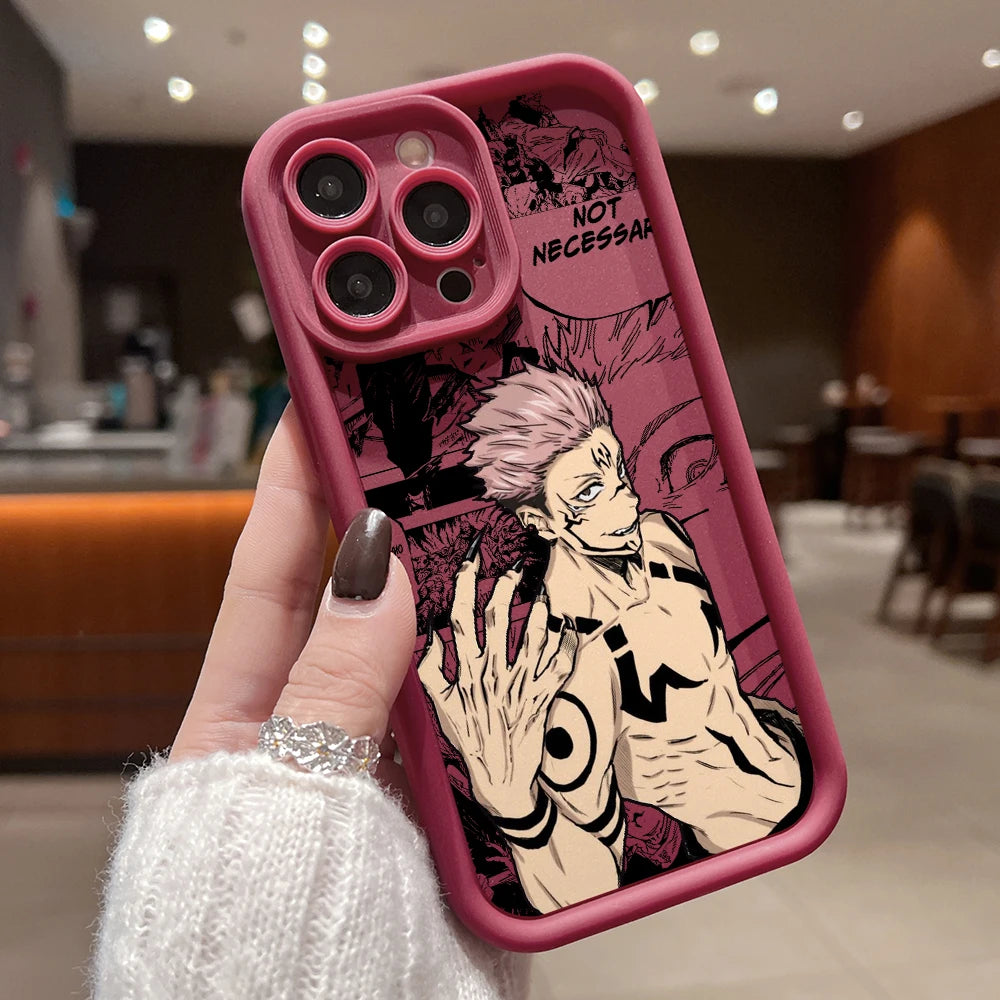 Cool Jujutsus Kaisens Phone Case for iPhone 17 16e 16 15 14 13 12 11 Air Pro Max Mini XR XS X 7 8 6 6s Plus Soft TPU Back Cover