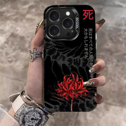 TOKYO GHOUL RED SPIDER LILY SNAKE BLOOD LOTUS Case for iPhone 12 17 Air Pro Max 16 15 11 14 13 Pro Max XS X XR Plus 8 7 SE 2020