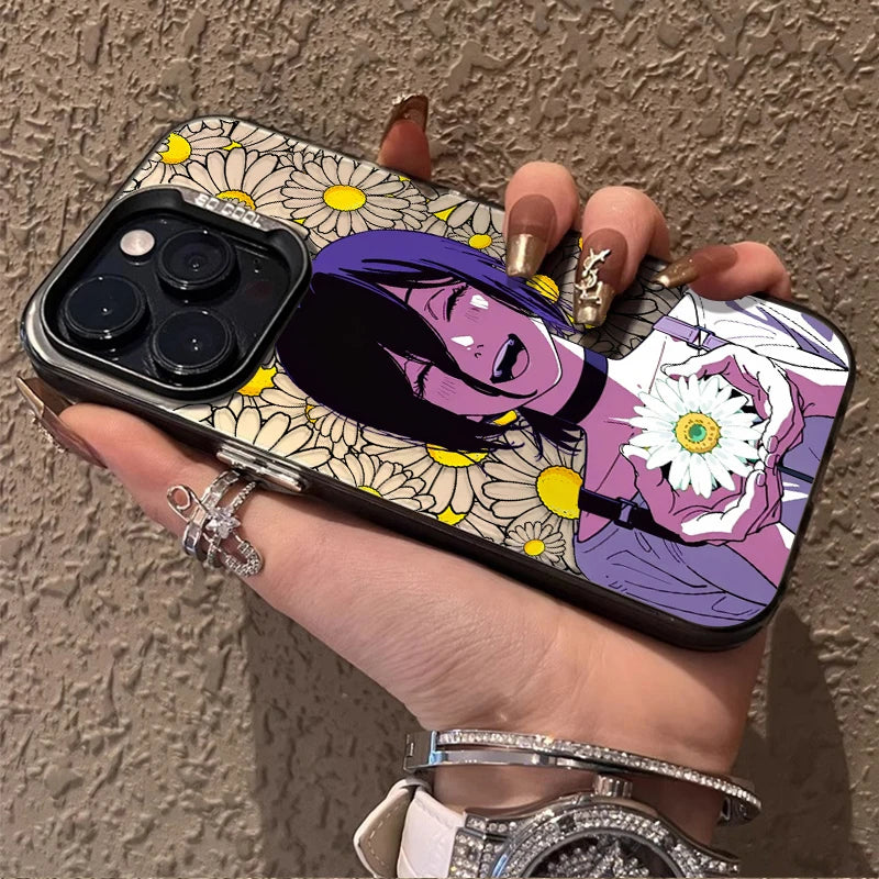Chainsaws Man Cute Reze Daisy Phone Case for Samsung Galaxy A17 A07 A16 A06 A35 A55 A25 A05S A15 A56 A54 A36 4G 5G Matte Cover