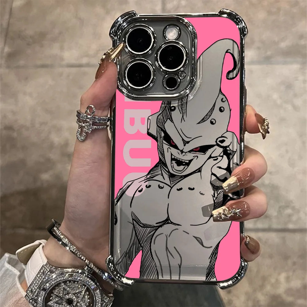 Popular Dragon Ball Plating Phone Case For iPhone 17 17e 16e 16 15 14 13 12 11 Pro Max X XR XSMax 7 8 Mini Air Plus Anti-Fall