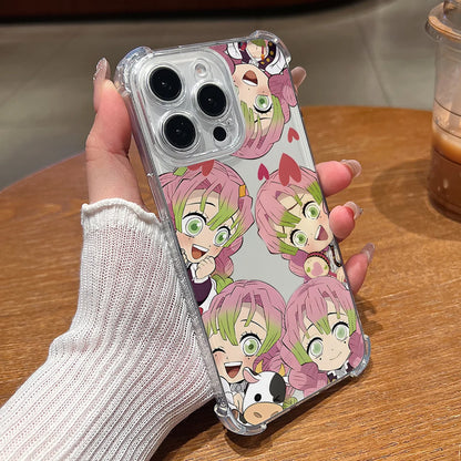 Cute D-Demons S-Slayers Phone Case for Apple iPhone 17 Air 16 15 14 Plus 13 12 11 Pro Max Anti-drop Soft Transparent Cover