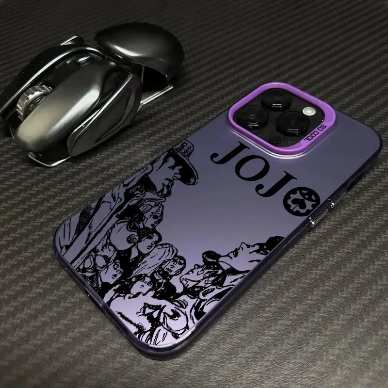 J-JoJos Bizarre Adventure Phone Case For iPhone 17 16e 16 15 14 13 12 11 mini Pro Max X XR 8 Air Plus Anti Fall Matte Back Cover