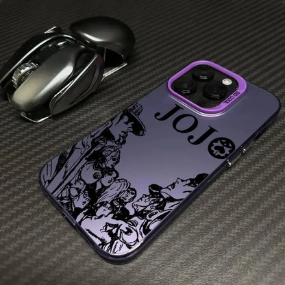 J-JoJos Bizarre Adventure Phone Case For iPhone 17 16e 16 15 14 13 12 11 mini Pro Max X XR 8 Air Plus Anti Fall Matte Back Cover