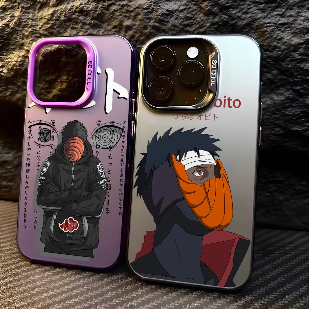 Hot Narutos Uchihas ObitoS Phone Case For iPhone 17 17e 16e 16 15 14 13 12 11 mini Pro Max X Air Plus Anti Fall Matte Back Cover