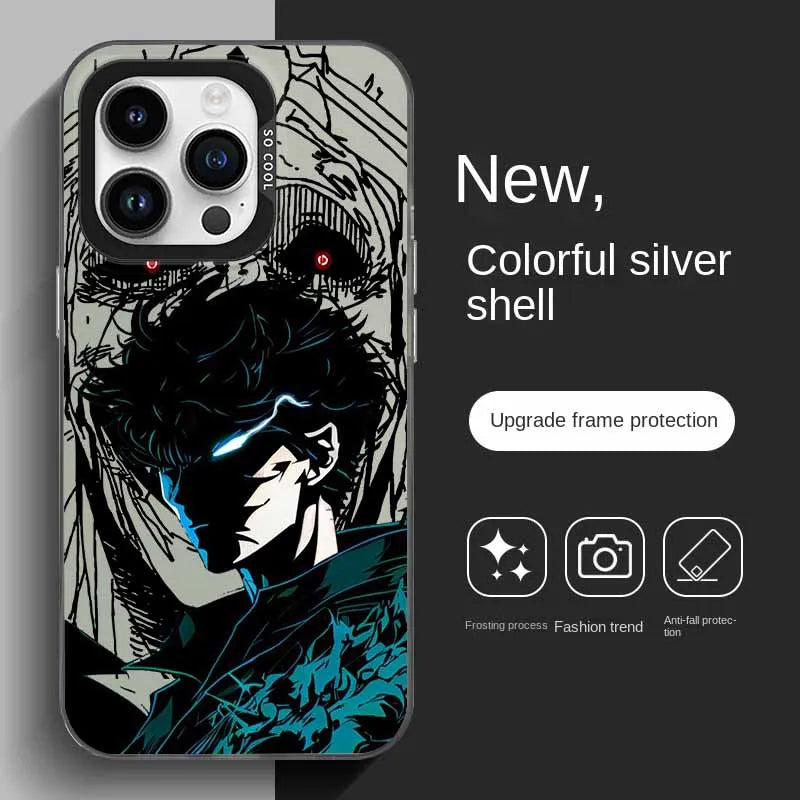 Anime Solos Levelings For Apple iPhone 17 16E 16 15 14 13 12 mini Pro Max Plus Cover Funda Silicone Soft Colorful Phone Case