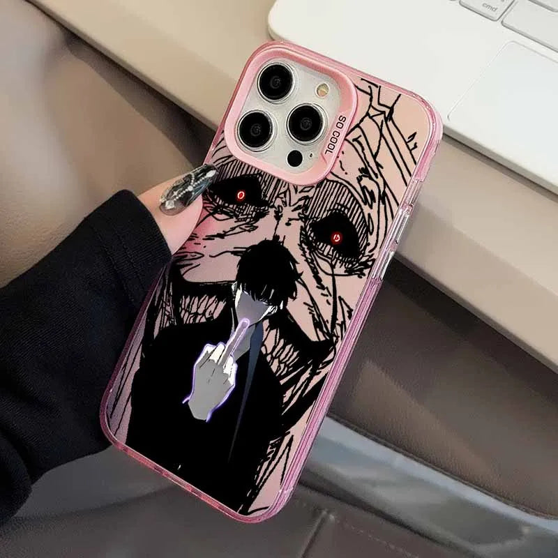 Anime Solos Levelings Phone Case For iPhone 17 16e 16 15 14 13 12 11 mini Pro Max X XR XSMAX Air Plus Anti Fall Matte Back Cover