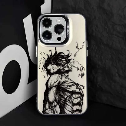 Attack on Titan Anime Cover For Apple iPhone 17 Air 16E 16 15 14 13 12 mini Pro Max Plus Colorful Phone Case