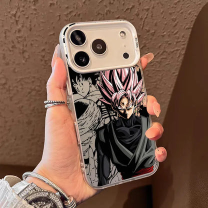 Phone Case For Apple iPhone 17 Air 16E 15 14 Plus 13 12 11 Pro Max Mini Funda Cover D-Dragon B-Ball Z Goku Vegeta