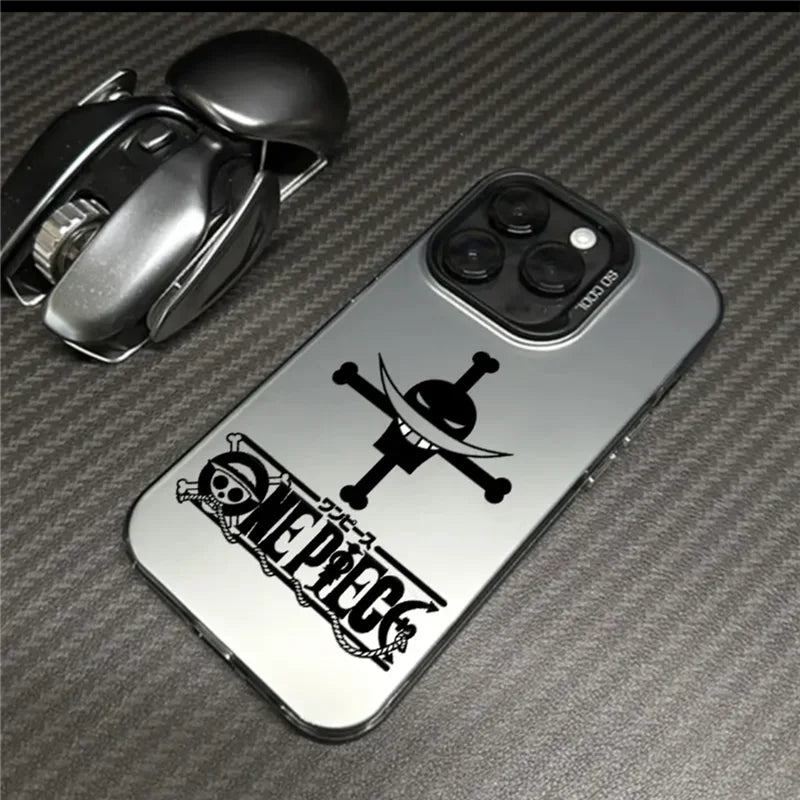 ONE PIECE Edward Newgate Wanted Phone Case For IPhone 16 15 14 13 12 11 Pro Max Whitebeard Pirates Zoro Model Shockproof Cover