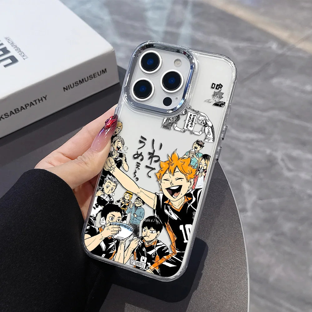 Hot Anime Haikyuu Hinata Shoyo Phone Case For iPhone 17 16e 16 15 14 13 12 11 mini Pro Max X XR XSMAX 8 7 Air Plus Soft Cover