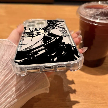 Jujutsus Kaisens Gojo Satoru Clear Case For iPhone 17 16 15 14 13 12 11 Pro Max 16e 17e Air 13 Mini 15 Plus XS X 7 8 Phone Cover