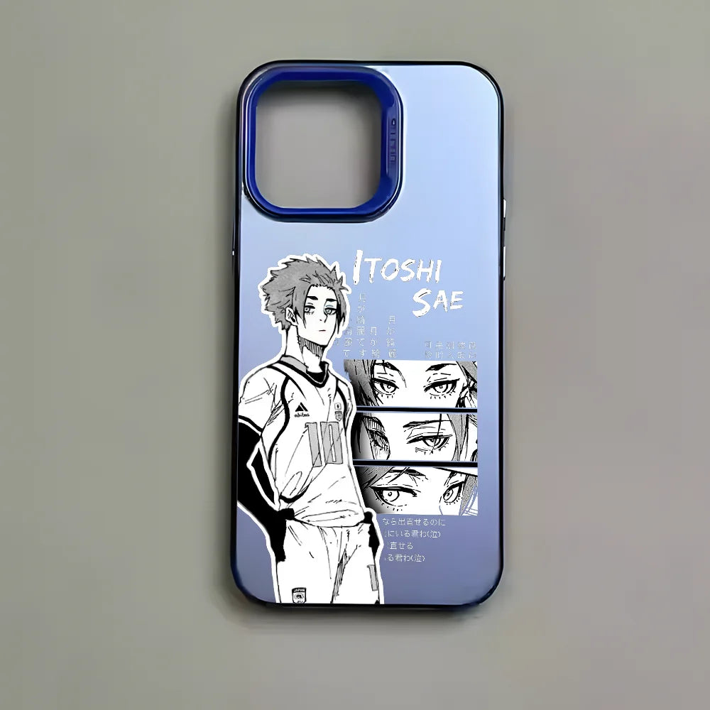 Anime Blue Lock Phone Case For iPhone 16 e 15 14 13 12 11 Pro Max Plus Mini X XS XR SE 2020 2022 Funda Coque