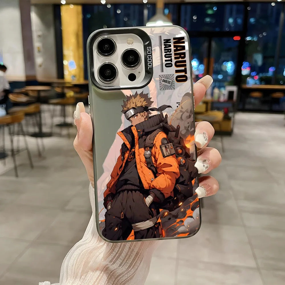 Cool Anime Narutos Phone Case For iPhone 17 17e 16e 16 15 14 13 12 11 mini Pro Max X XR 8 7 Air Plus Anti Fall Matte Back Cover