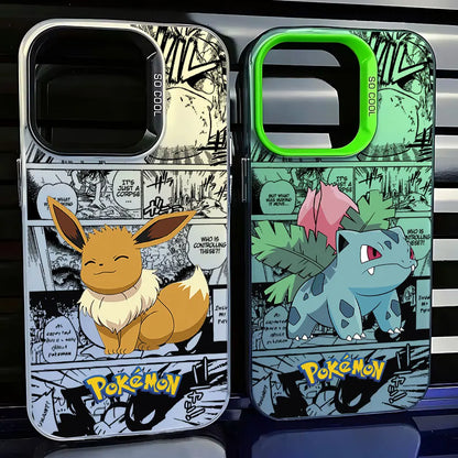 Anime Pokémons Hot Pikachus Phone Case For iPhone 16 15 14 13 12 11 mini Pro Max X XR XSMAX 8 7 Plus Anti Fall Matte Back Cover