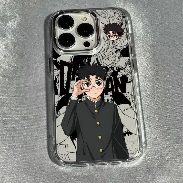 Anime DAN DA DAN Phone Case For iPhone 17 16e 16 15 14 13 12 11 mini Pro Max X XR XSMAX 8 7 Air Plus Transparent Soft Cover