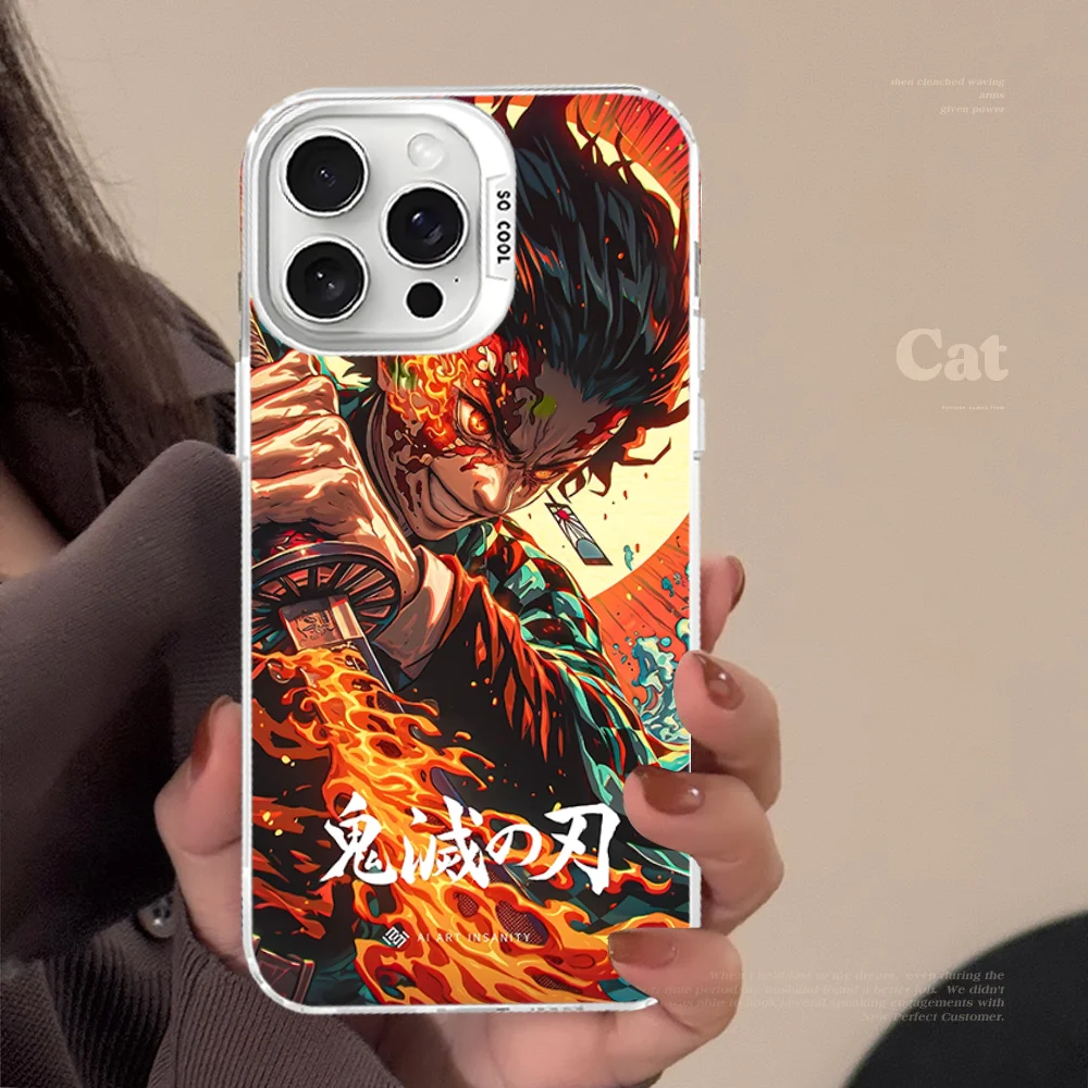 Demon Slayer Phone Case For IPhone 16 15 14 13 12 11 Pro Max X XR XSMAX 8 7 Plus Matte Shockproof Back Cover