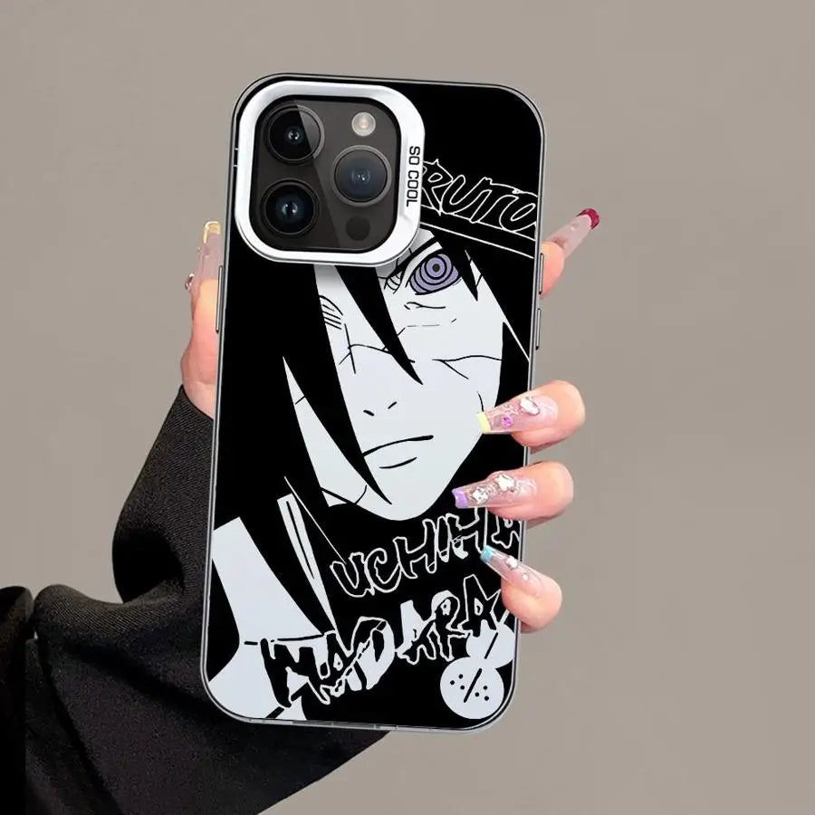 Naruto Uchiha Madara Case for iPhone 16e 14Pro 11 13 Pro MAX 12 XR 14 16Pro 15 XS MAX Soft Cover