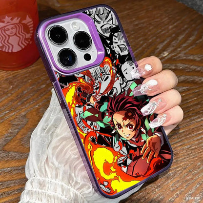 K-Kimetsus No Y-Yaibas Phone Case For IPhone 17 16 15 14 13 12 Mini 11 8 7 Pro Max Plus Colorful Phone Case