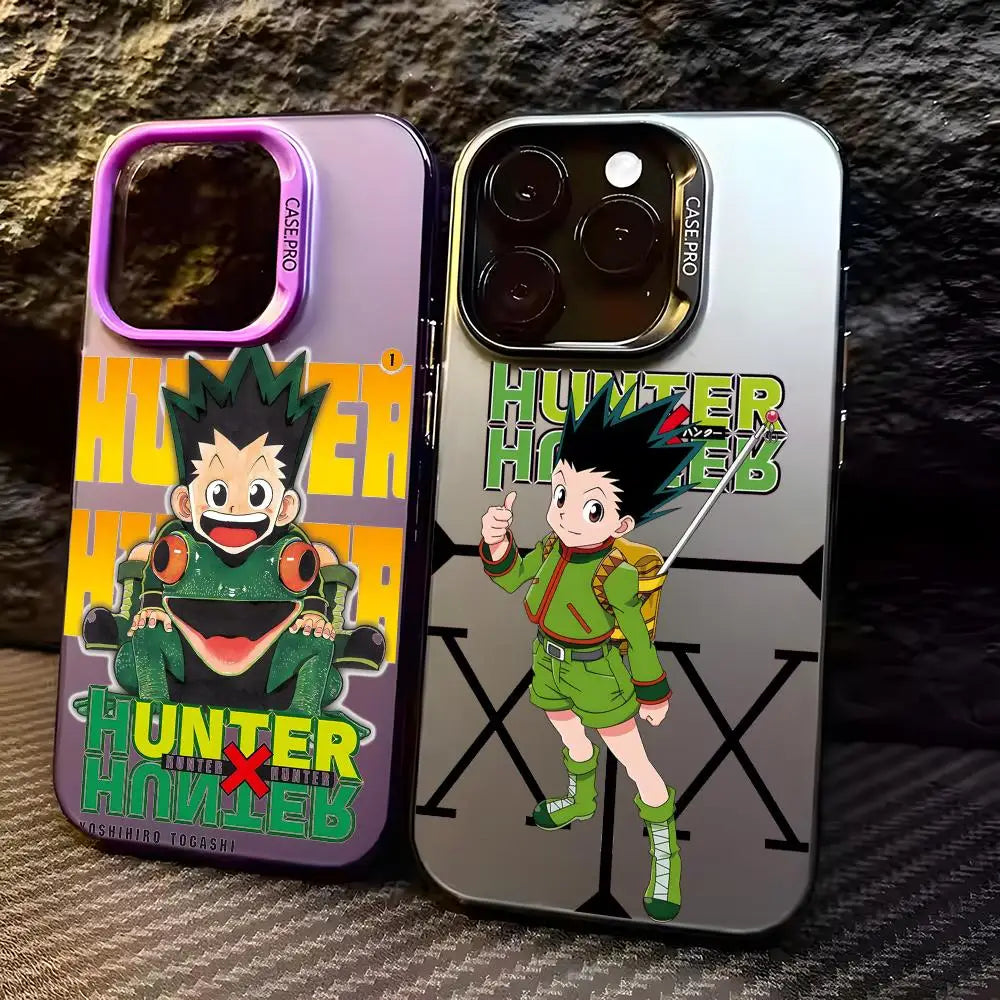 Games H-HUNTER HUNTER Phone Case For IPhone 17 16 15 14 13 12 11 Pro Max Air Matte Laser Aurora Shockproof Phone Case