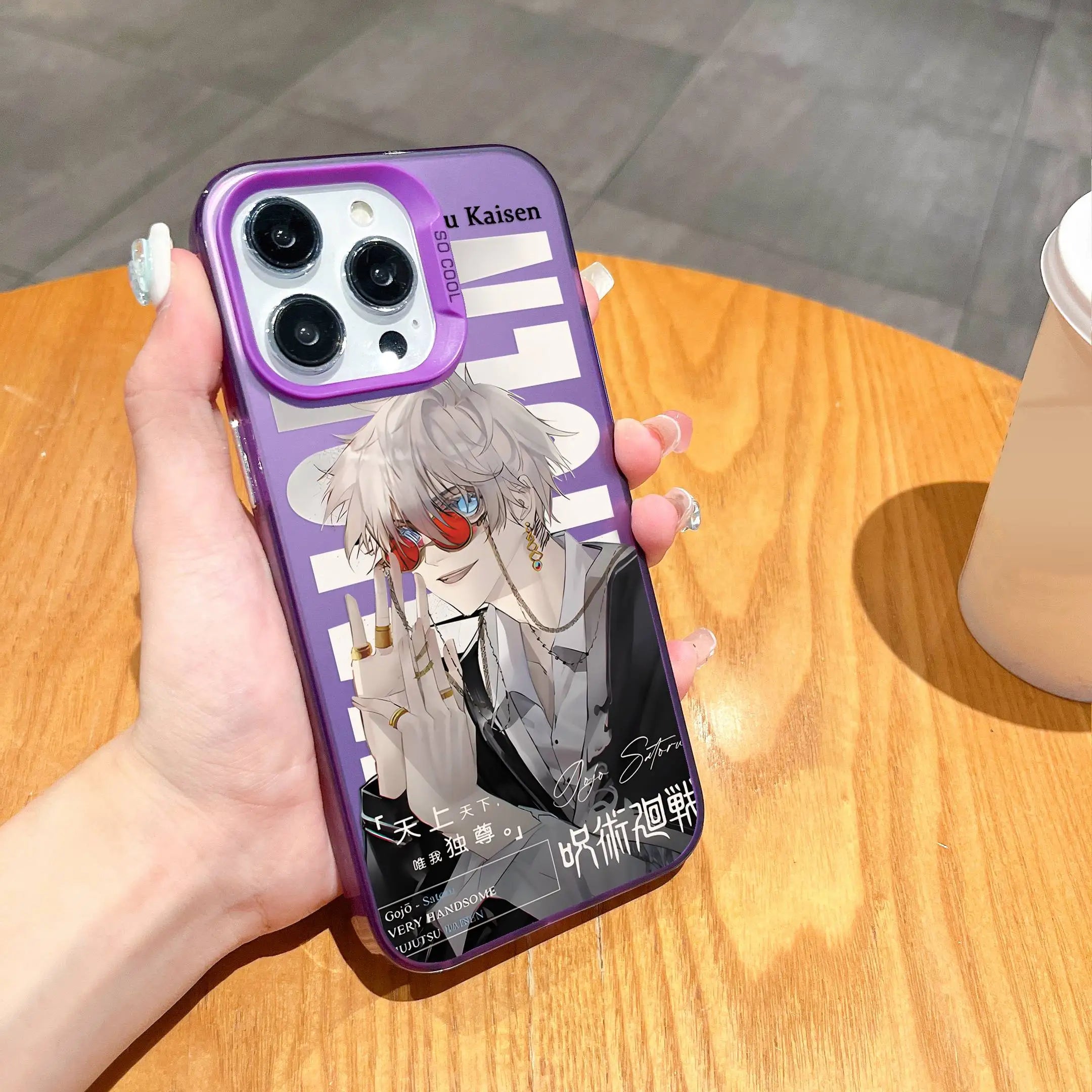 Comics Jujutsus Kaisens Satoru Gojo Phone Case For iPhone 16 15 14 13 12 11 Pro Max X XR XSMAX 8 7 Plus Candy Matte Back Cover