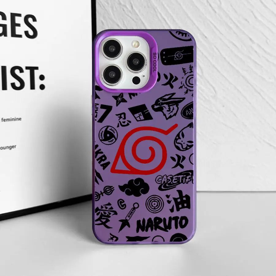Phone Cover Case for iPhone 17 Pro Max 13 16 Air 17e 11 12 Pro 14 Plus 15 Anime Narutos Logo