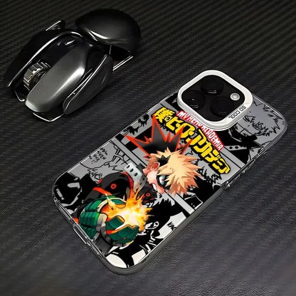 Anime My Hero Academia Phone Case For iPhone 17 16e 16 15 14 13 12 11 mini Pro Max X XR XSMAX 8 7 Air Plus Anti Fall Matte Back
