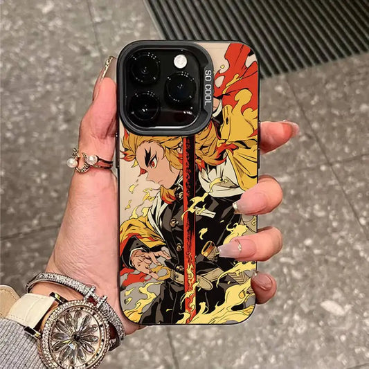 Kyojuro Rengoku Phone Case For IPhone 17 16 15 14 13 12 Mini 11 8 7 Pro Max Plus Colorful Phone Case