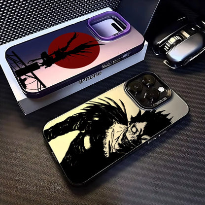 Anime Death Note Phone Case For iPhone 17 Air 16 e 15 14 13 12 11 Pro Max Plus Mini SE2020 2022 Matte Shockproof Back Cover