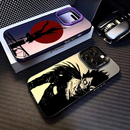 Anime Death Note Phone Case For iPhone 17 Air 16 e 15 14 13 12 11 Pro Max Plus Mini SE2020 2022 Matte Shockproof Back Cover