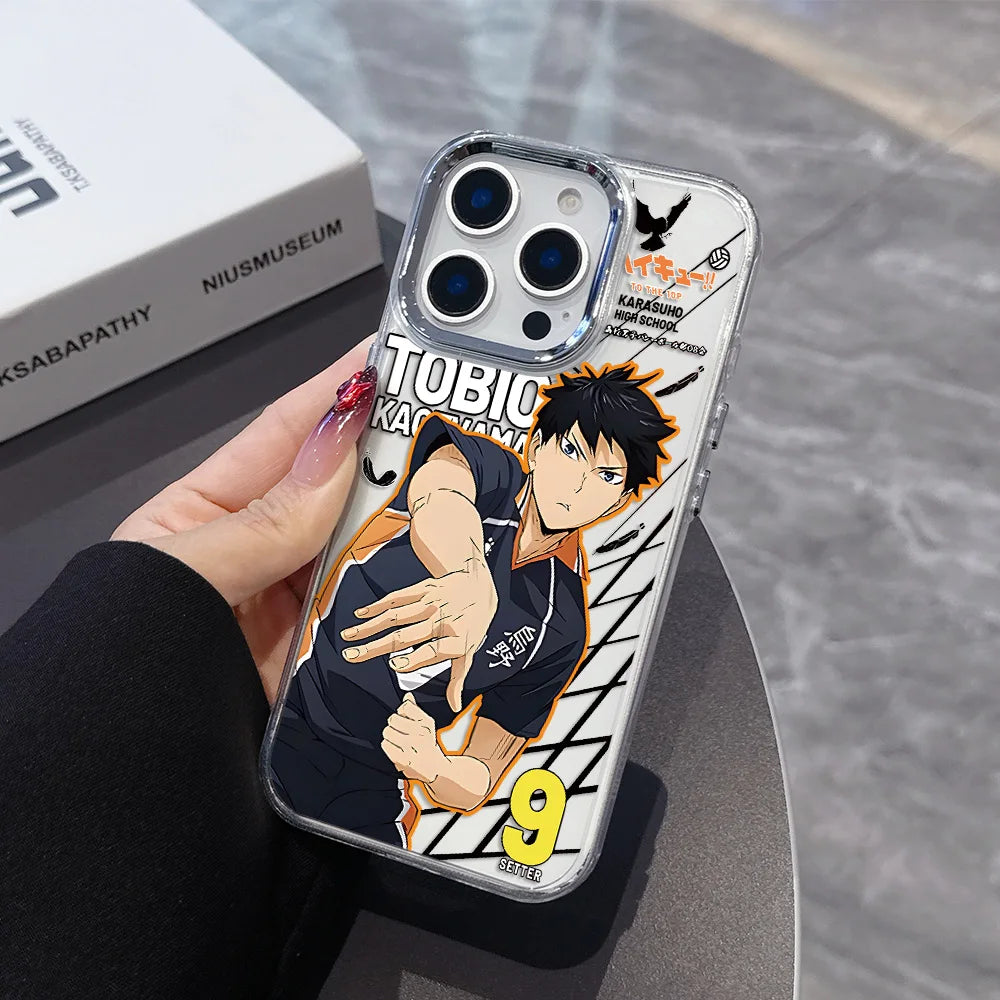 Hot Anime Haikyuu Hinata Shoyo Phone Case For iPhone 17 16e 16 15 14 13 12 11 mini Pro Max X XR XSMAX 8 7 Air Plus Soft Cover