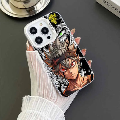 Asta Black Clover For Apple iPhone 17 16E 16 15 14 13 12 mini Pro Max Plus Cover Funda Siliconea Soft Capa Colorful Phone Case