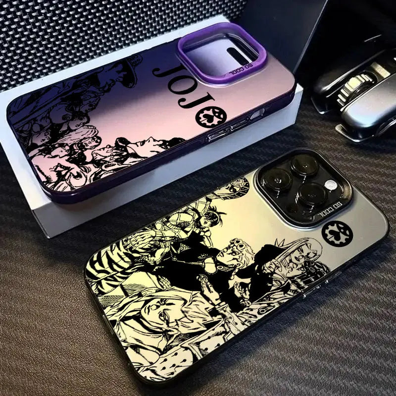 J-JoJos Bizarre Adventure Phone Case For iPhone 17 16e 16 15 14 13 12 11 mini Pro Max X XR 8 Air Plus Anti Fall Matte Back Cover