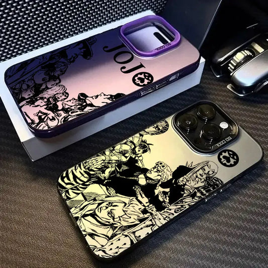J-JoJos Bizarre Adventure Phone Case For iPhone 17 16e 16 15 14 13 12 11 mini Pro Max X XR 8 Air Plus Anti Fall Matte Back Cover