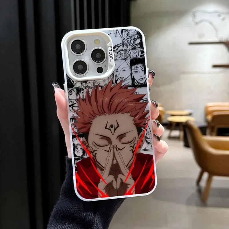 JujutsuS KaisenS Gojo Sukuna Phone Case For iPhone 17 17e 16e 16 15 14 13 12 11 mini Pro Max X XR XSMAX Air Plus Anti Fall Matte