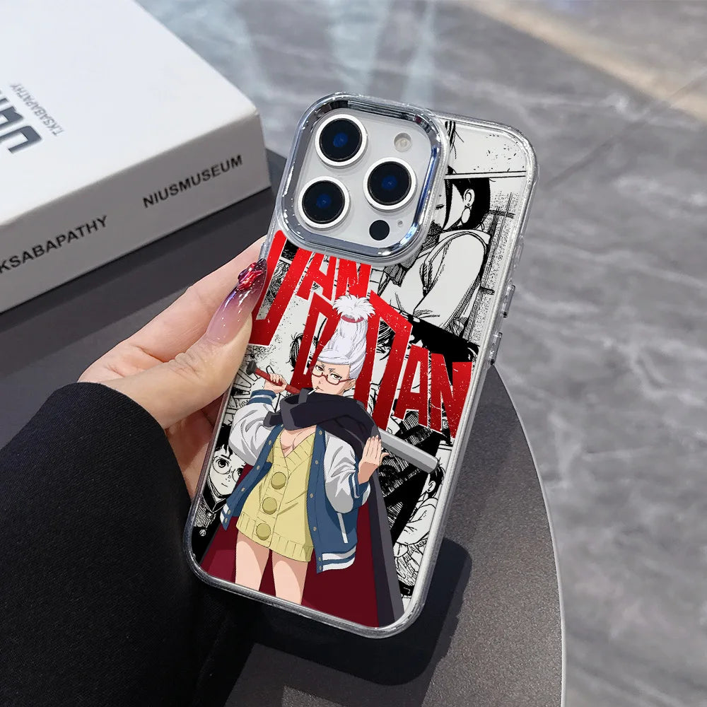 New DanDaDan Anime Phone Case For iPhone 17 16e 16 15 14 13 12 11 mini Pro Max X XR XSMAX 8 7 Air Plus Transparent Soft Cover