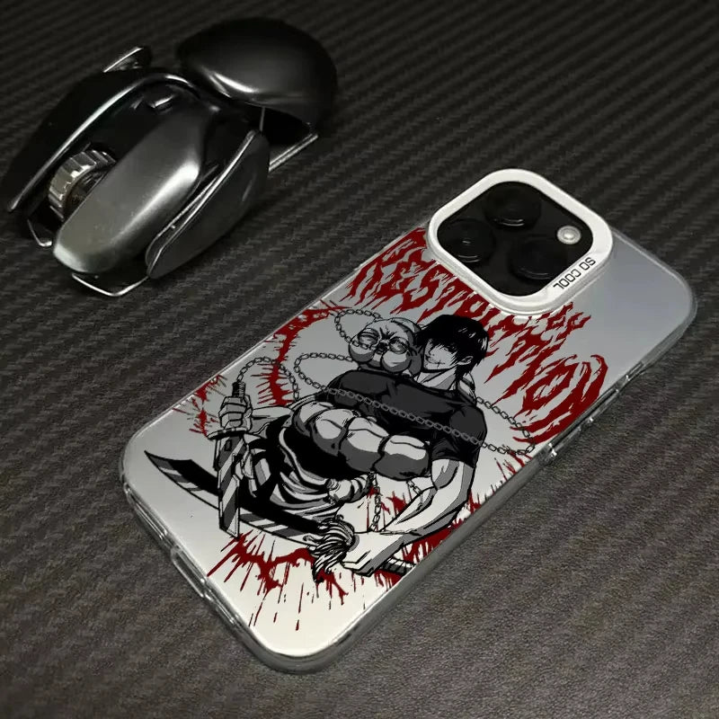 Mahoraga Toji Fushiguro Jujutsu Phone Case For iPhone 17 16e 16 15 14 13 12 11 mini Pro Max X XR 8 7 Air Plus Anti Fall Matte
