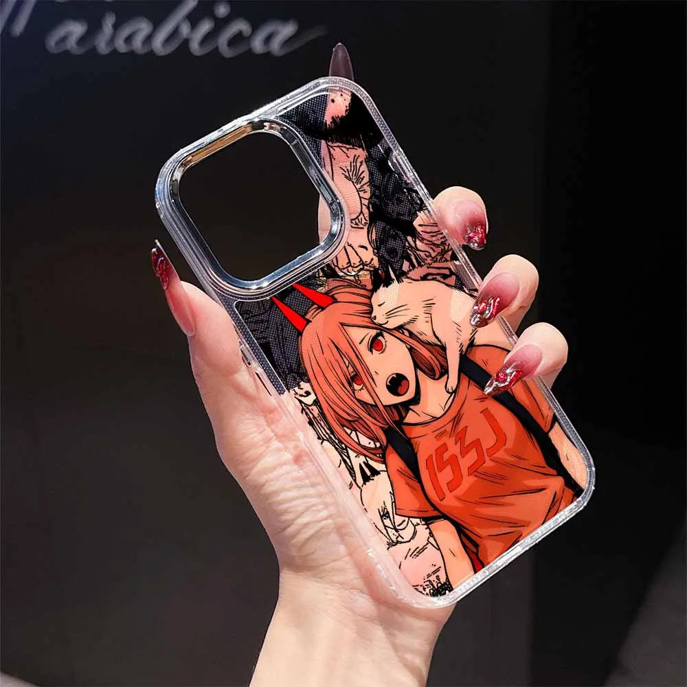 Chainsaw Man Anime For Xiaomi Mi 15 Ultra 14T Redmi 15C 14C 13C A5 A3 POCO X7 Note 15 14 13 Pro Plus Soft Phone Case