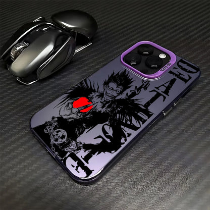 Anime Death Note Phone Case For iPhone 17 16e 16 15 14 13 12 11 mini Pro Max X XR XSMAX 8 7 Air Plus Anti Fall Matte Back Cover