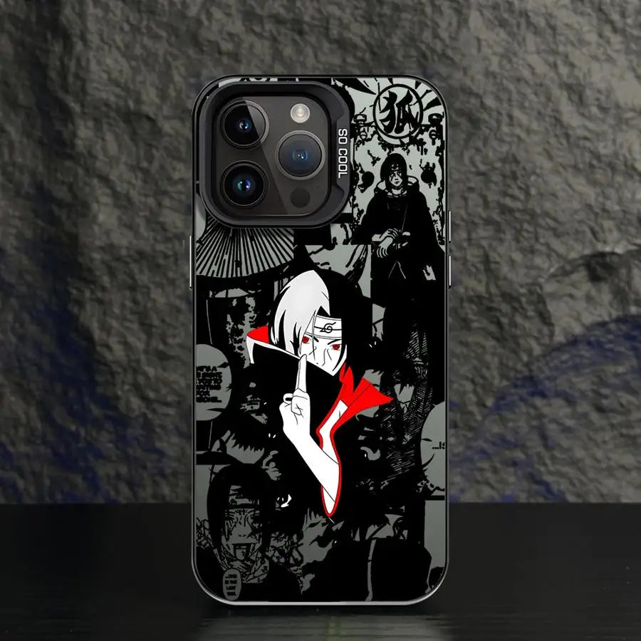 N-N-arutos-Akatsukis-ITACHI Phone Case for iPhone 16e 11 12 13 Pro Max 17 Air 14 15 16 Plus Soft Cover