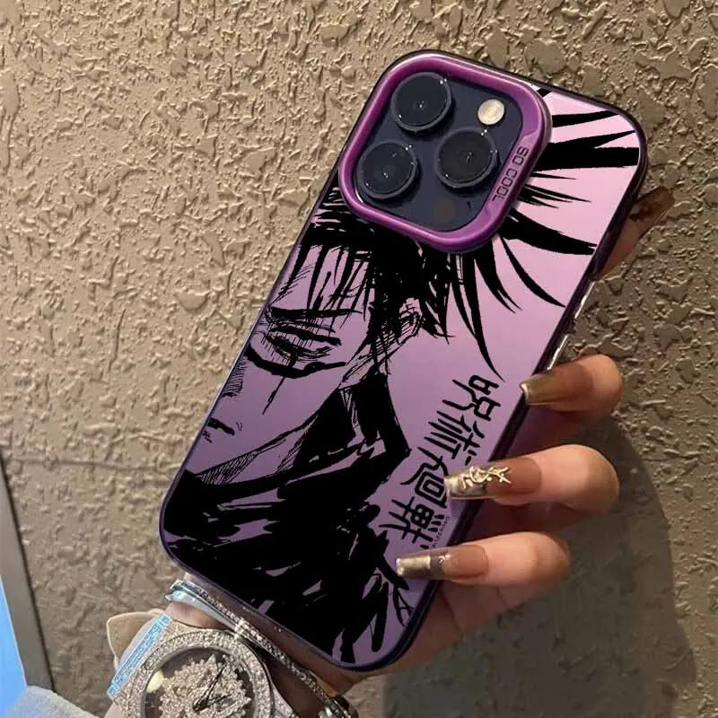 Jujutsu Kaisen Anime Phone Case For iPhone 17 16e 16 15 14 13 12 11 mini Pro Max X XR 8 7 Air Plus Anti Fall Matte Back Cover
