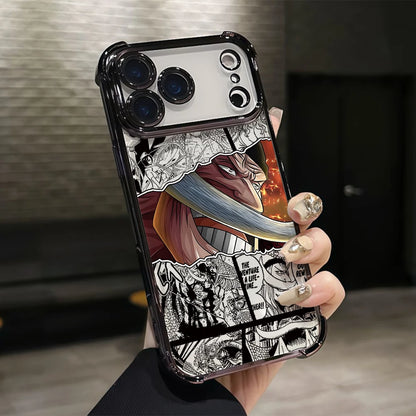 One P-Pieces L-Luffies Phone Case for iPhone 17 Air 16 15 14 Plus 13 12 11 Pro Max X Xs XR 8 e Anti-drop Transparent Soft Cover