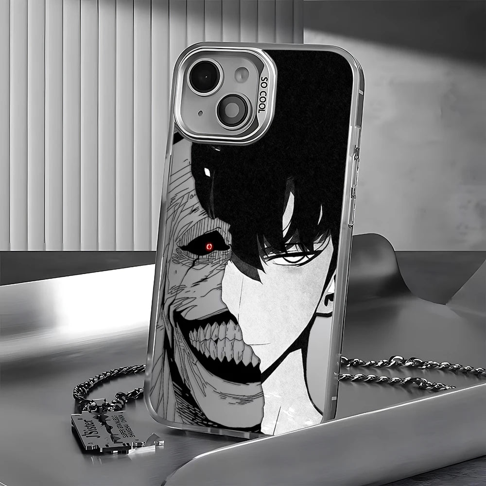 Hot Anime Solos Levelings Phone Case For iPhone 17 17e 16e 16 15 14 13 12 11 mini Pro Max XR Air Plus Anti Fall Matte Back Cover