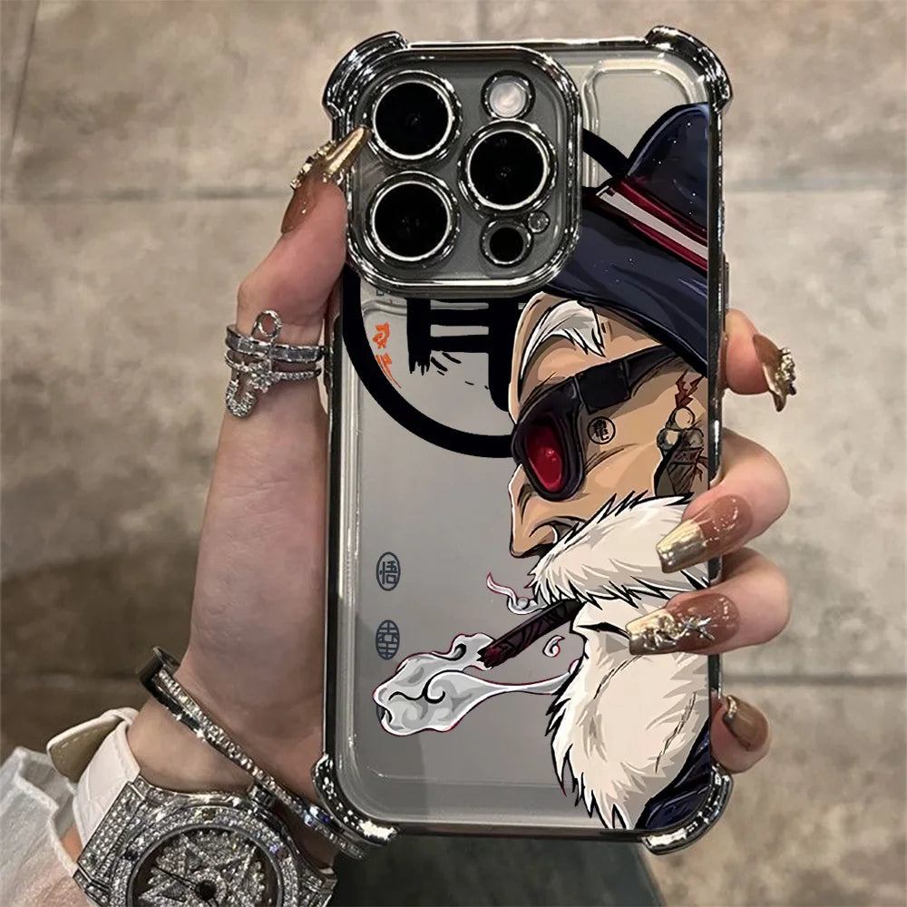 Popular Dragon Ball Plating Phone Case For iPhone 17 17e 16e 16 15 14 13 12 11 Pro Max X XR XSMax 7 8 Mini Air Plus Anti-Fall