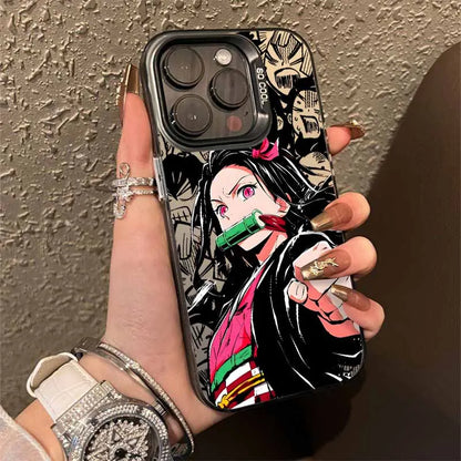 Demon Slayer Anime Cute Cover For Apple iPhone 17 Air 16E 16 15 14 13 12 mini Pro Max Plus Colorful Phone Case